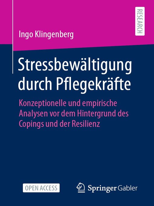 Title details for Stressbewältigung durch Pflegekräfte by Ingo Klingenberg - Available